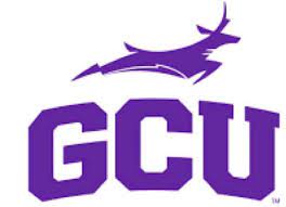 Purple antelope logo with bold GCU letters.