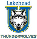 Lakehead Thunderwolves logo featuring a wolf head and letter U.