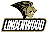 Lindenwood logo featuring a roaring lion's head.