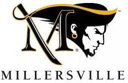 Stylized logo featuring a profile of a man with a hat and the letter 'M'.