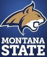Montana State Bobcats logo with fierce bobcat head.