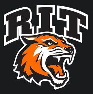 RIT logo featuring a fierce tiger head with bold letters.