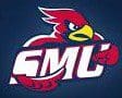 A stylized cardinal bird logo with the letters SML.