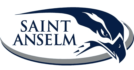 Saint Anselm University logo with a stylized eagle.