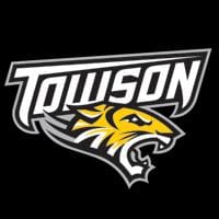 Towson University tiger logo in black and gold.