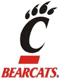University of Cincinnati Bearcats logo with paw print.