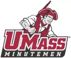 UMass Minutemen logo with a colonial soldier.