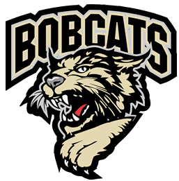 Aggressive bobcat mascot logo with "BOBCATS" text above.