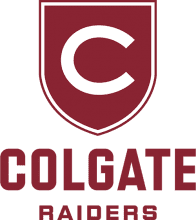 Colgate University logo featuring a stylized 'C' inside a shield.
