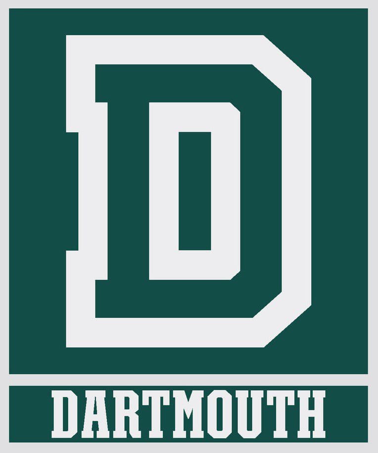 Dartmouth logo with a large 'D' and the word 'Dartmouth' below.