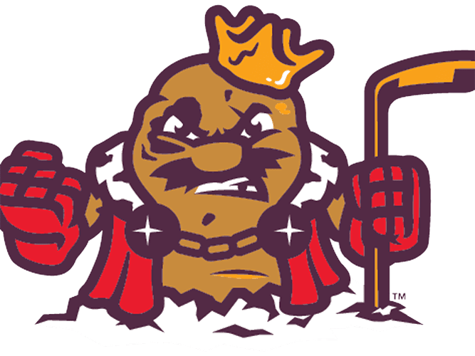 A cartoon lion wearing a crown and royal robe, holding a scepter.
