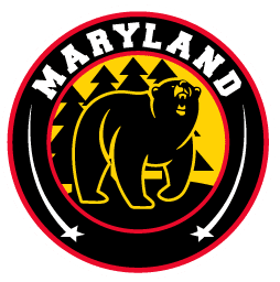 Logo featuring a black bear with trees and 'Maryland' text.