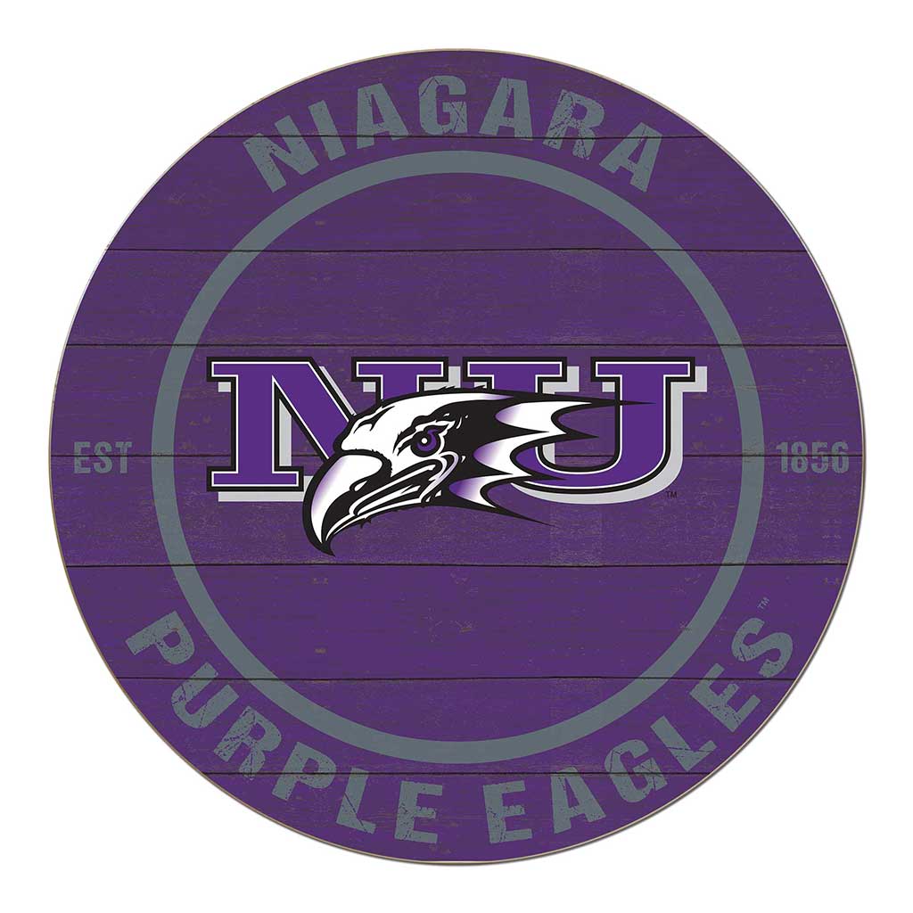 Logo of Niagara Purple Eagles featuring an eagle and initials NU.