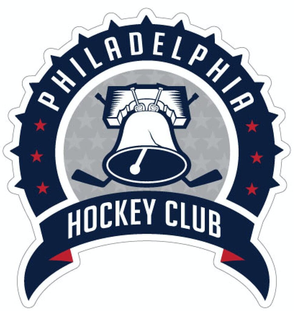 Philadelphia Hockey Club logo featuring a Liberty Bell design.