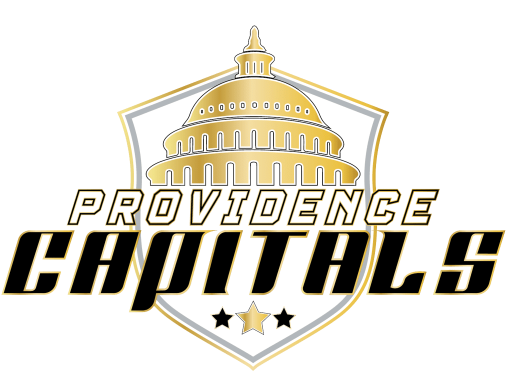 Logo of Providence Capitals featuring a capitol dome and stars.
