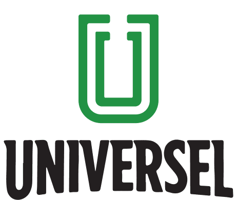 Green outlined 'U' logo above the word 'UNIVERSE'.