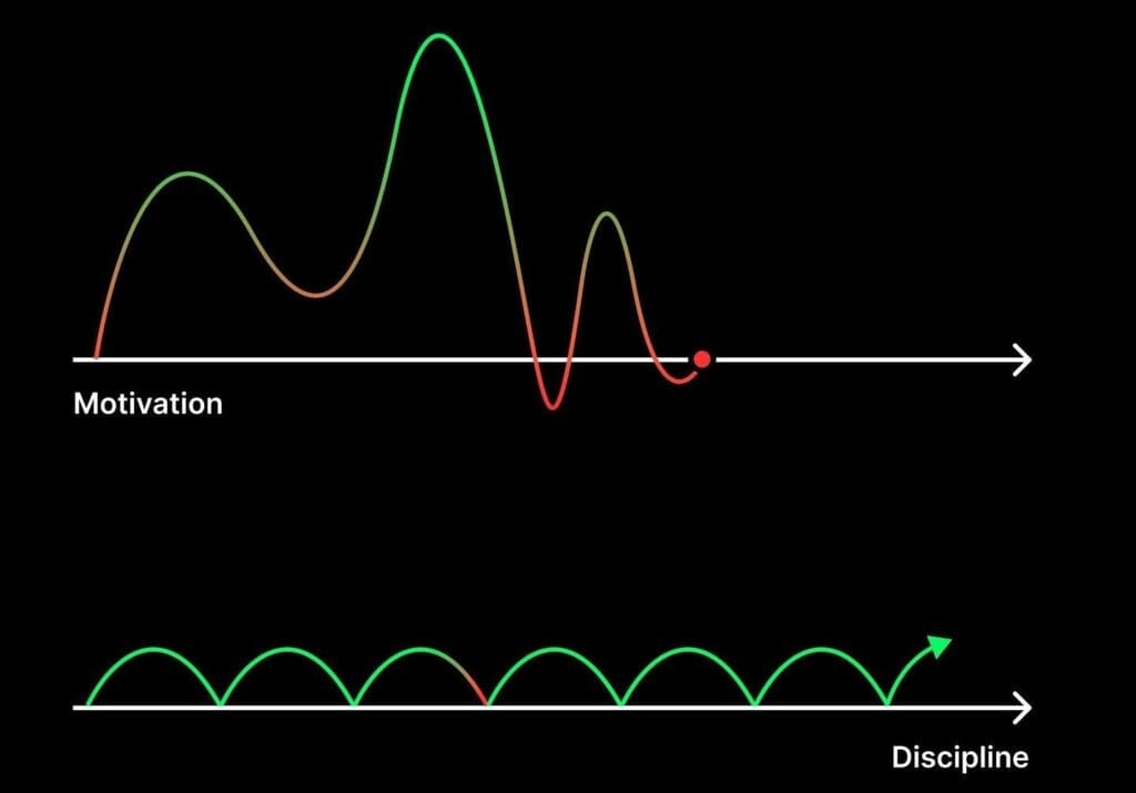 Graph comparing oscillation amplitude and dissipation over time.