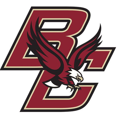 Boston College logo with an eagle in flight.