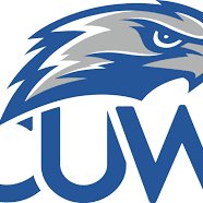Stylized blue and gray eagle head logo with bold blue text.
