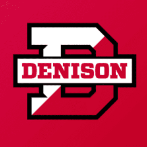 Logo with a large letter 'D' and 'DENISON' text across it on a red background.
