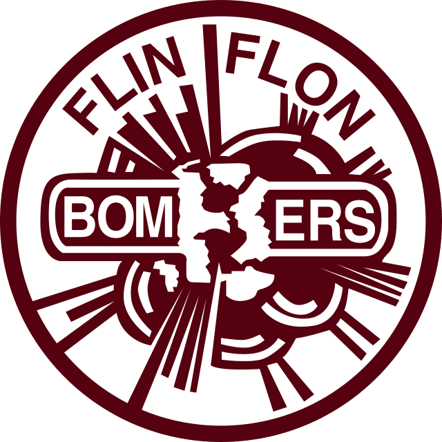 Logo of the Flin Flon Bombers hockey team.