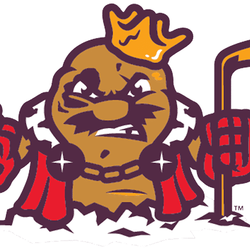 A cartoon lion wearing a crown and royal robe, holding a scepter.