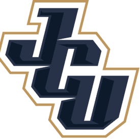 Stylized interlocking letters J and H logo in navy blue and gold.