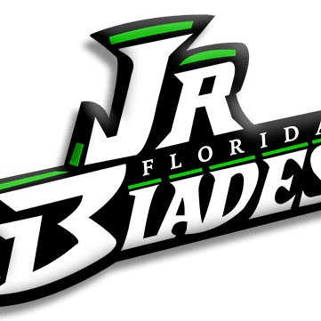 Florida Jr. Blades sports team logo with dynamic design.