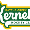 Logo of Battle Creek Kernels hockey club in green, yellow, and white.