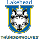 Lakehead Thunderwolves logo featuring a wolf head and letter U.