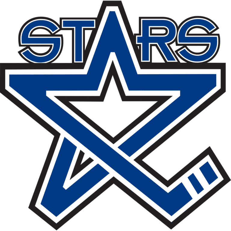 Blue and black star logo with the word STARS.