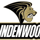 Lindenwood logo featuring a roaring lion's head.