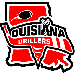 Logo of the Louisiana Drillers hockey team.