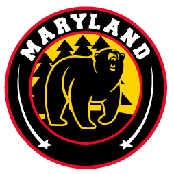 Logo featuring a black bear with trees and 'Maryland' text.