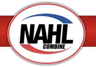 NAHL Combine logo with red and blue.