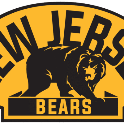 Logo of the New Jersey Bears featuring a fierce bear and bold text.