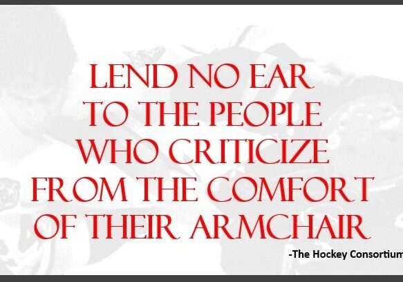 Inspirational quote urging to ignore critics from comfort zones.