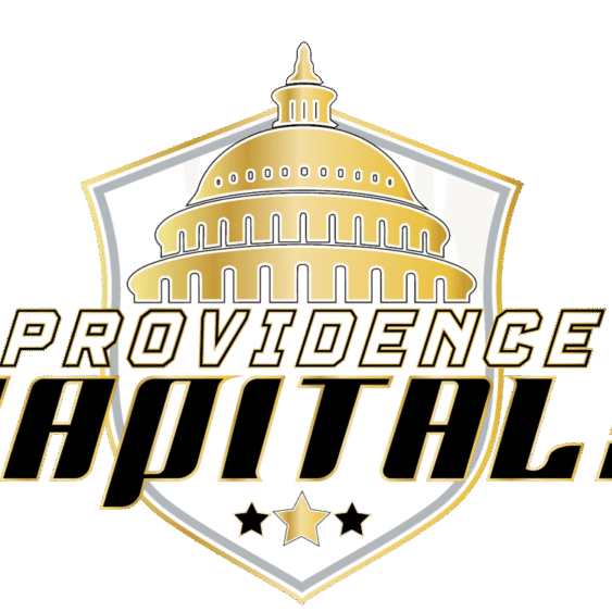 Providence Capitals sports team shield logo with stars and dome.