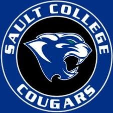 Logo of Sault College Cougars featuring a fierce cougar head.