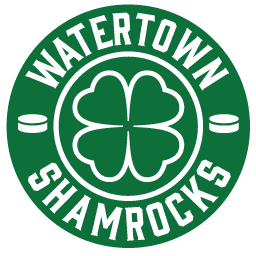 Watertown Shamrocks logo featuring a green four-leaf clover.
