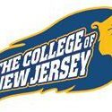 Logo of The College of New Jersey with a fierce lion mascot.