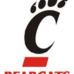 University of Cincinnati Bearcats logo with paw print.