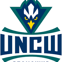 UNCW Seahawks logo with a stylized seahawk and bold text.