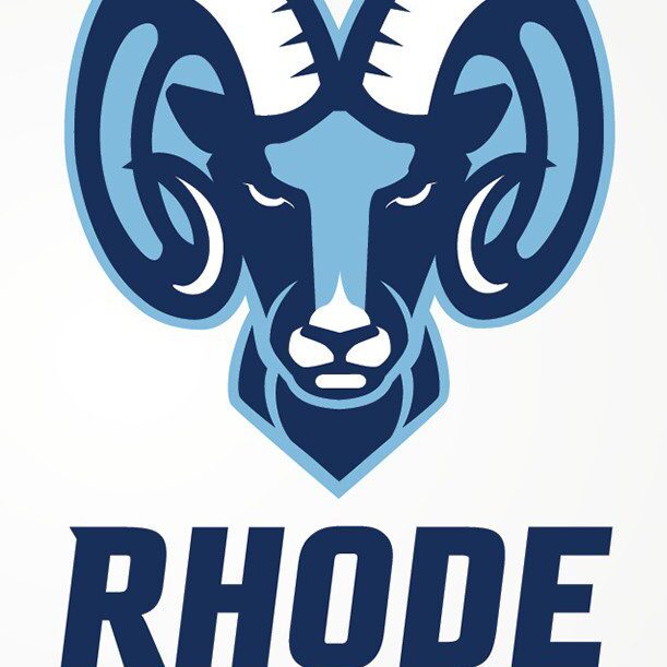 Logo of a ram with the text 'RHODE' below it.