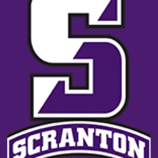 Logo featuring a stylized 'S' and the word 'Scranton' below it on a purple background.