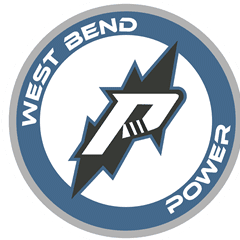 Logo of West Bend Power featuring a stylized lightning bolt.