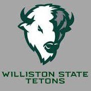 Logo of Williston State Tetons featuring a stylized bison head.